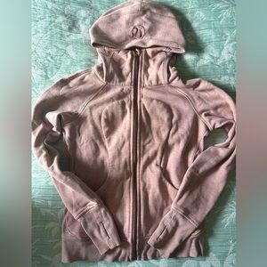 Rare Rose Gold Hardware, Rose pink scuba hoodie